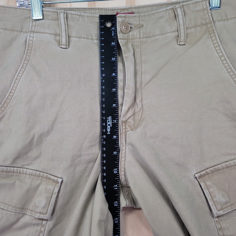 Levis XX Cargo Taper Pants Mens 32x30 Khaki Stretch Utility Military Workwear - Picture 7 of 16